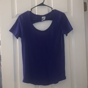 PINK Short sleeve Open back Shirt Size XS